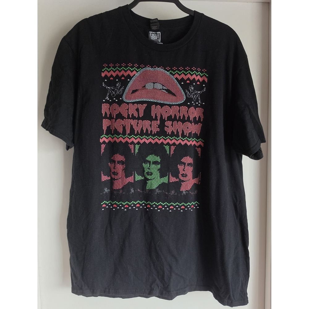 Rocky Horror Picture Show Black T-Shirt Short Sleeve Crew Neck Cotton Tee Top